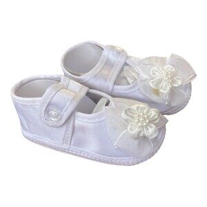 Tip Top white Christening/Baptism Baby Girl Ballerina shoes
